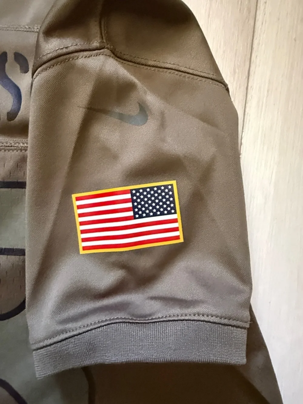 Nike NFL Kids Olive Salute to Soldiers #3 Seattle Seahawks Jersey-Russell Wilson